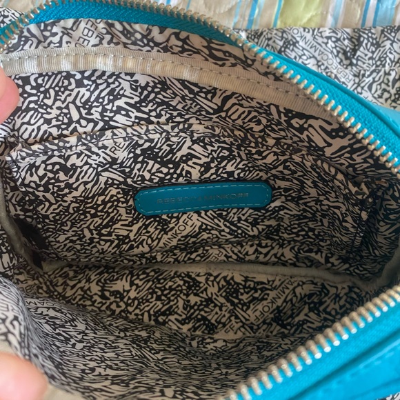 Rebecca Minkoff Studded Turquoise Crossbody Leather Bag - Picture 5 of 10